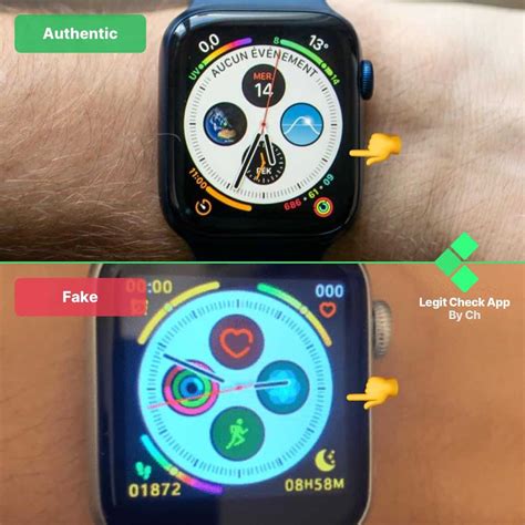 real vs fake apple watch series 4|apple watch series 5 real.